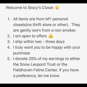 Welcome to Stacy’s Closet!